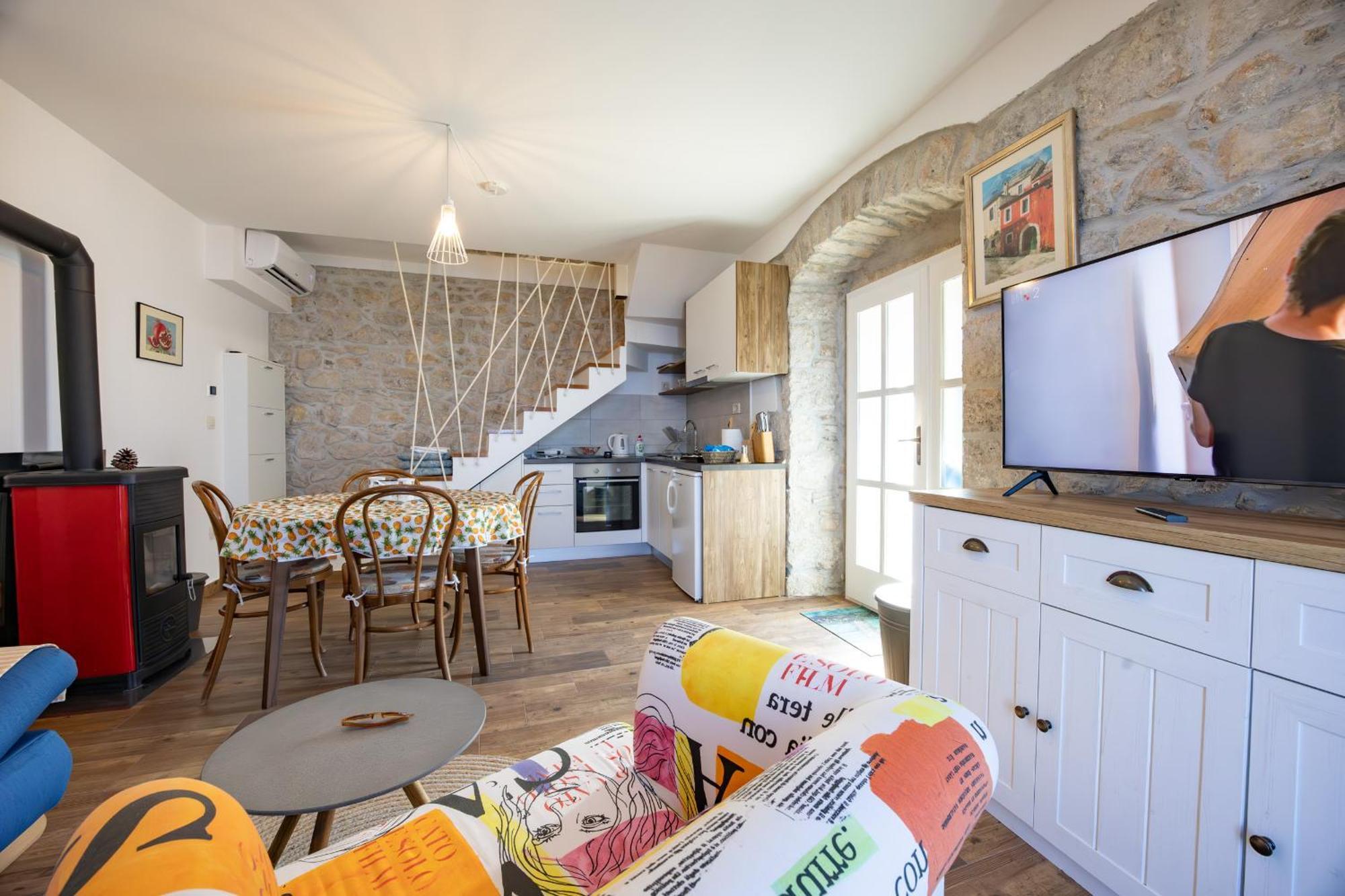 Stone House Kurtic Stara Podgora Villa ภายนอก รูปภาพ